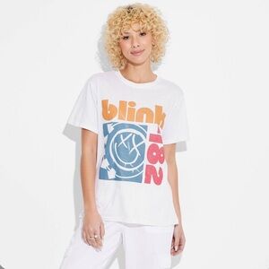 Women's Blink 182 Short Sleeve
Graphic T-Shirt - White